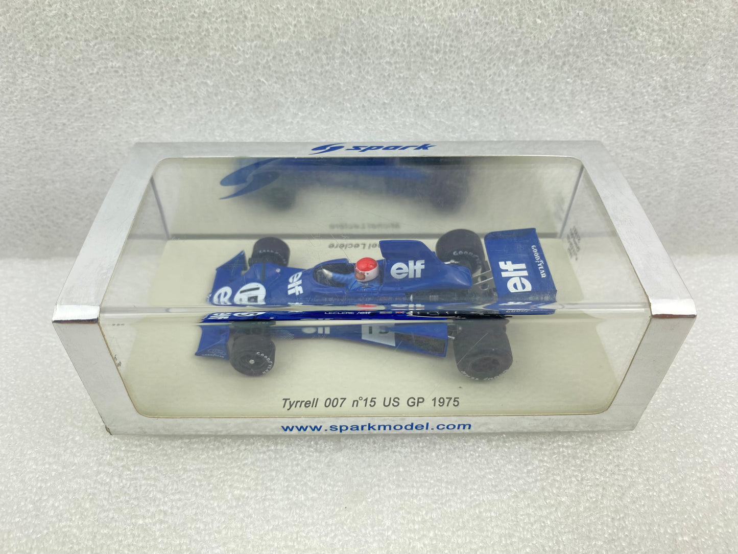 Spark 1:43 Tyrrell 007 #15 Michel Leclere - US GP 1975 S1881