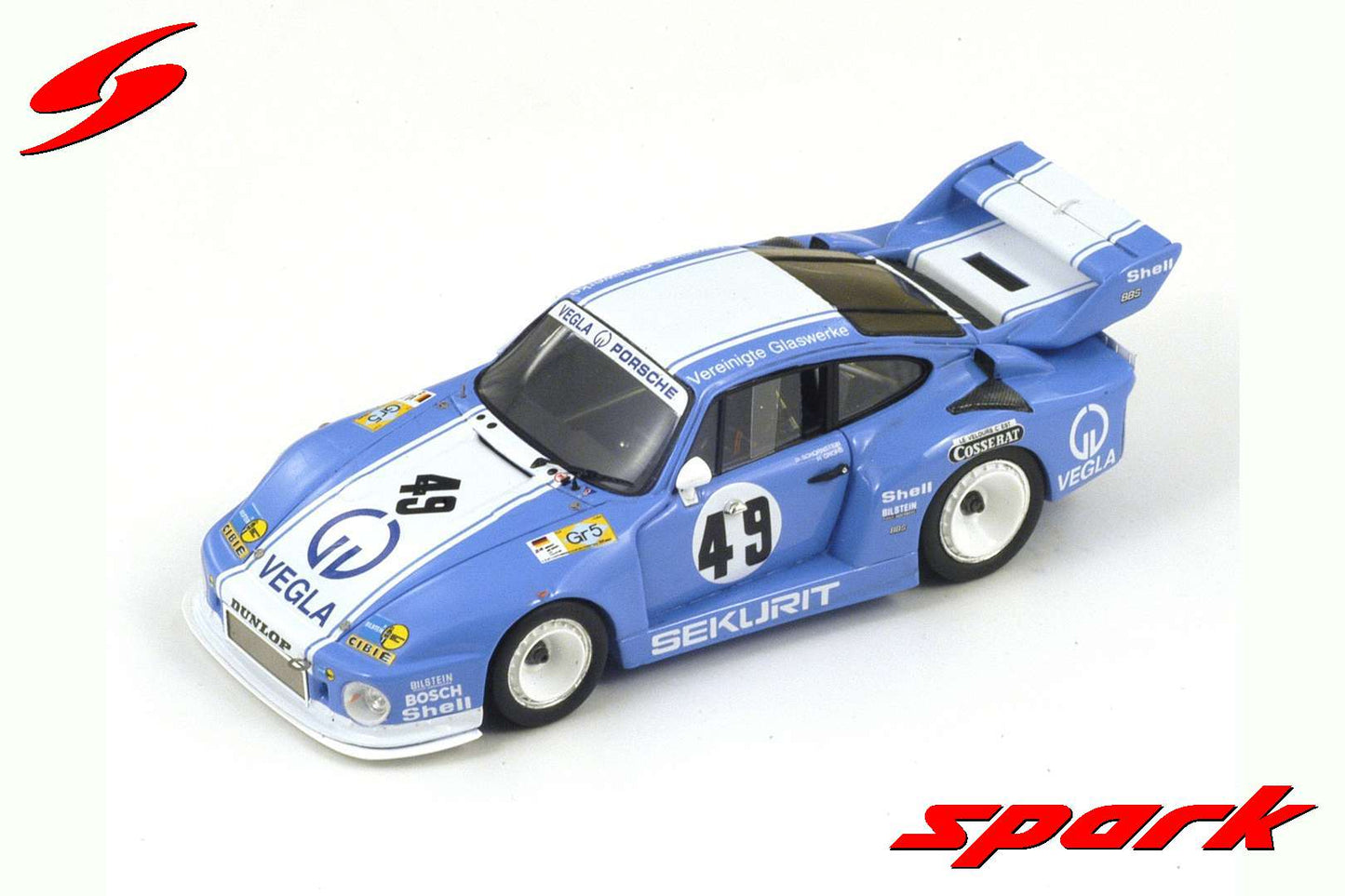 Spark 1:43 Porsche 935 #49 D.Schornstein/H.Grohs/G.Von Tschirnhaus Le Mans 1980 S2046