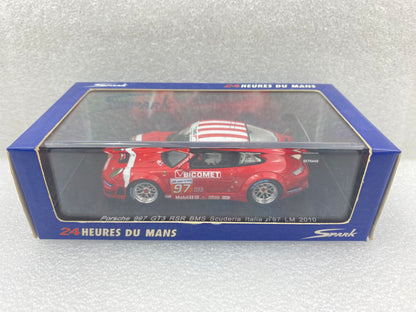 Spark 1:43 Porsche 997 GT3 RSR BMS Scuderia Italia #97 Holzer/Westbrook/Scheider Le Mans 2010 3rd LMGT2 S2586