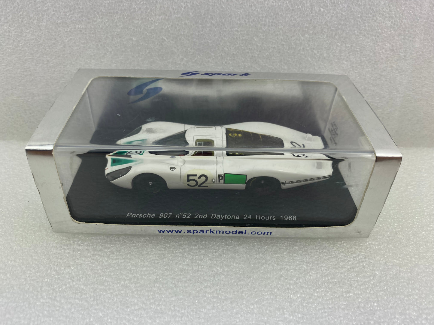 Spark 1:43 Porsche 907 #52 2nd Daytona 24 Hours 1968 S2985