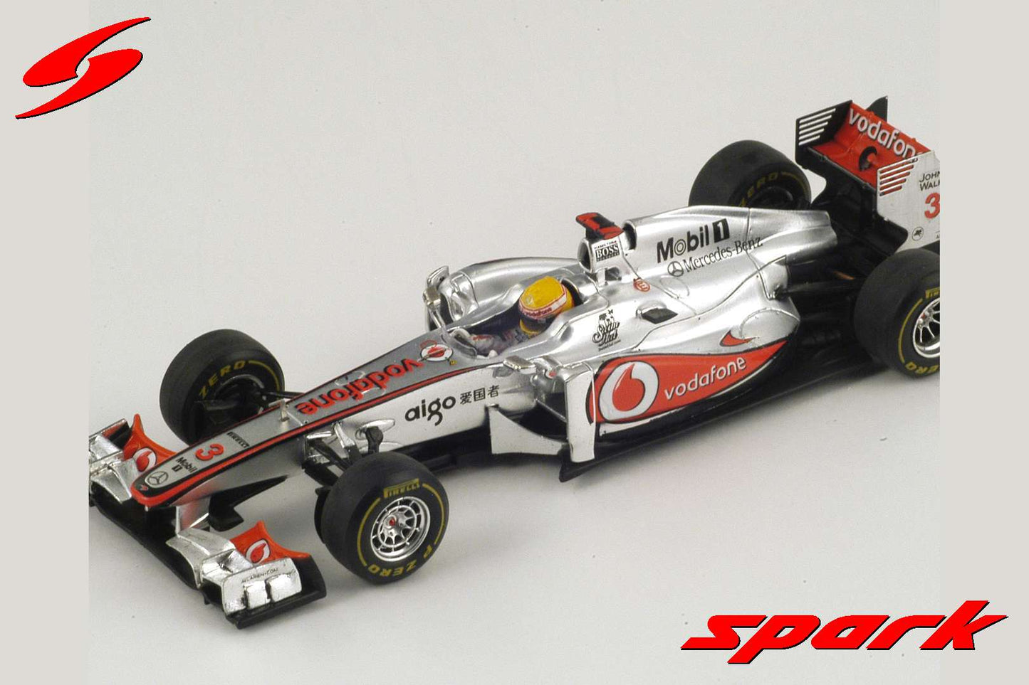 Spark 1:43 McLaren MP4-26 #3 Lewis Hamilton - Winner German F1 GP 2011 S3030