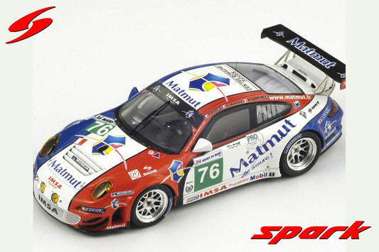 Spark 1:43 Porsche 997 GT3 RSR IMSA Performance Matmut #76 Narac/Pilet/Armindo - Le Mans 2011 S3417