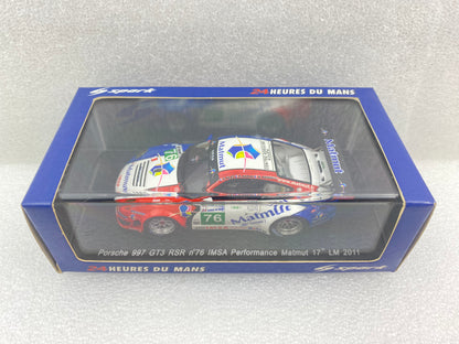 Spark 1:43 Porsche 997 GT3 RSR IMSA Performance Matmut #76 Narac/Pilet/Armindo - Le Mans 2011 S3417