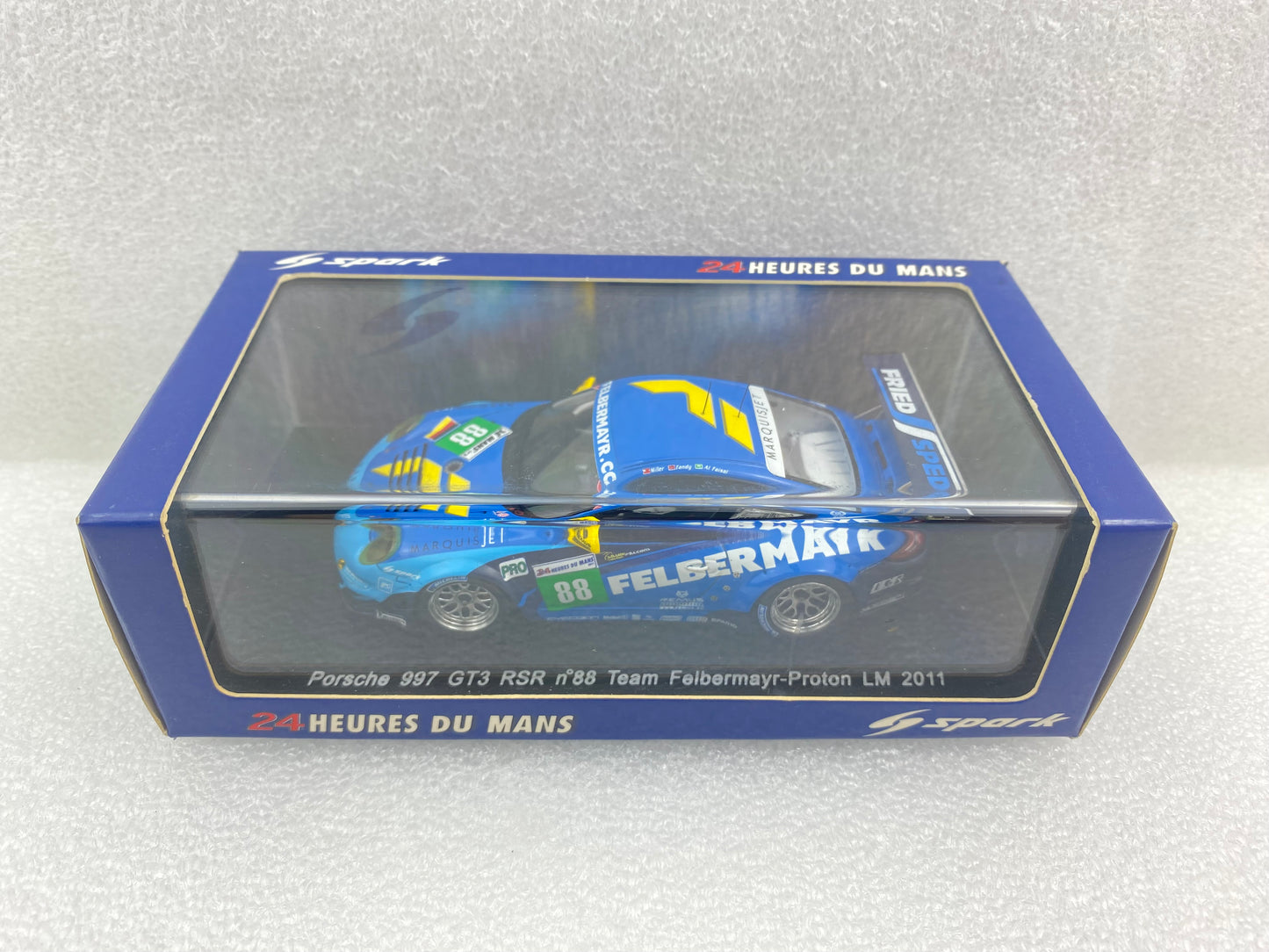 Spark 1:43 Porsche 997 GT3 RSR #88 Team Felbermayr - Proton Le Mans 2011 S3420