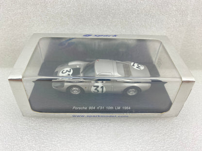 Spark 1:43 Porsche 904 #31 G.Koch/H.Schiller - 10th Le Mans 1964 S3437