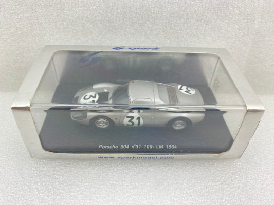 Spark 1:43 Porsche 904 #31 G.Koch/H.Schiller - 10th Le Mans 1964 S3437
