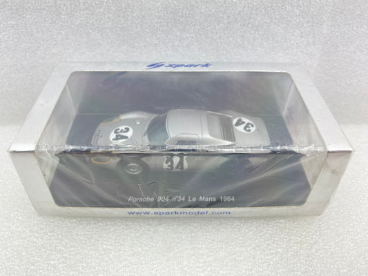 Spark 1:43 Porsche 904 #34 - R.Bucher/G.Ligier Le Mans 1964 S3440