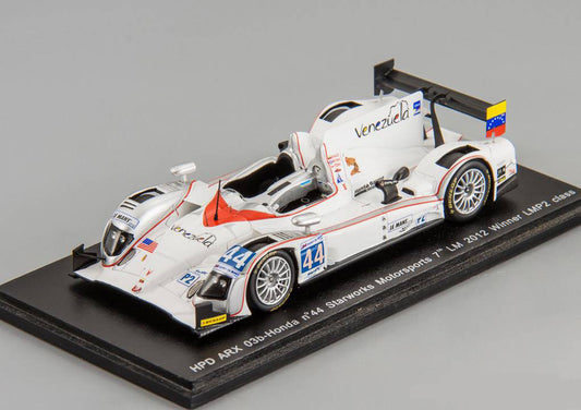 Spark 1:43 HPD ARX 03b Honda #44 Starworks Motorsport 7th Le Mans 2012 Winner LMP2 class S3723