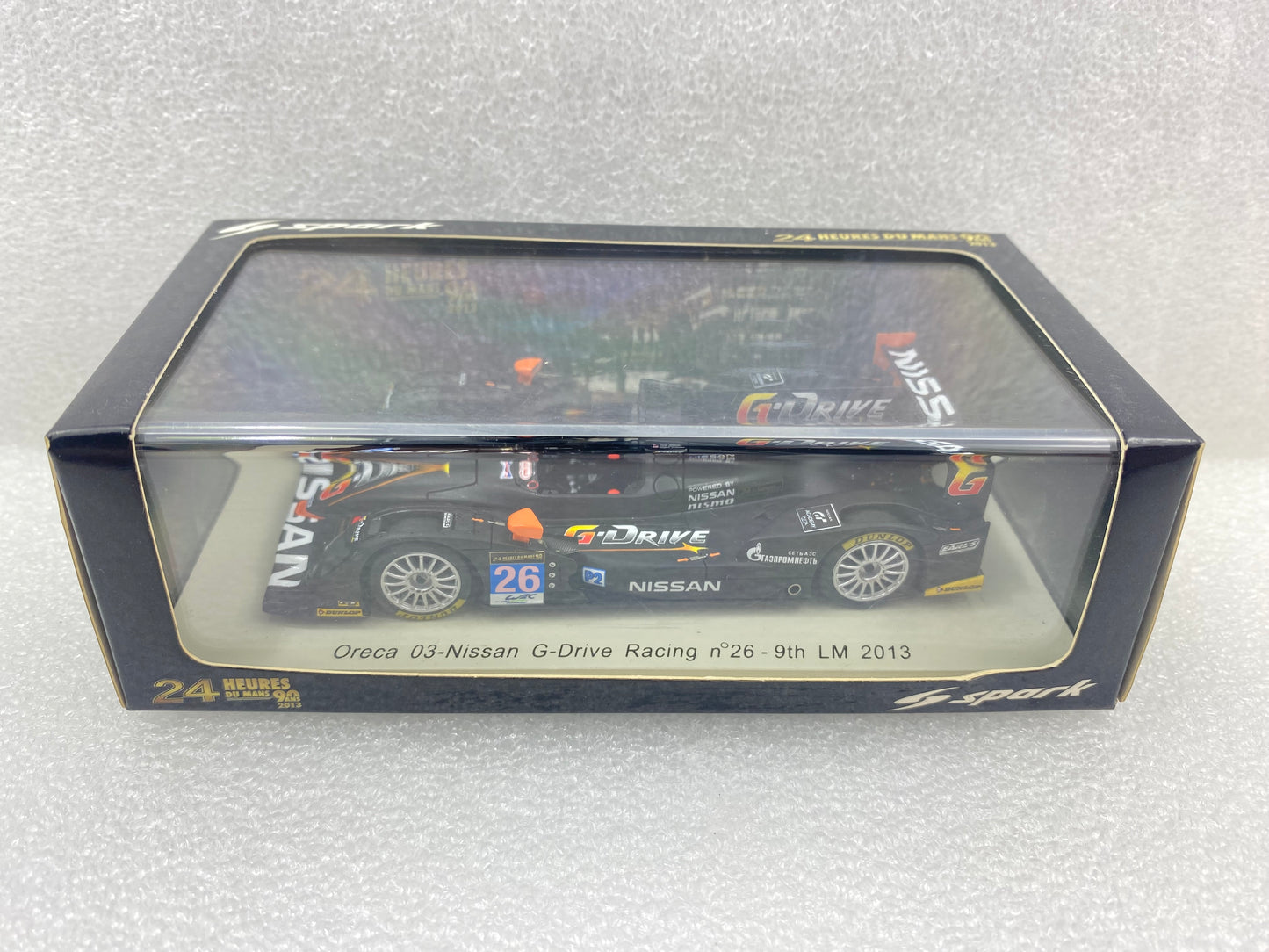 Spark 1:43 Oreca 03 Nissan G-Drive Racing #26 M.Conway/J.Martin/R.Rusinov 9th Le Mans 2013 S3748