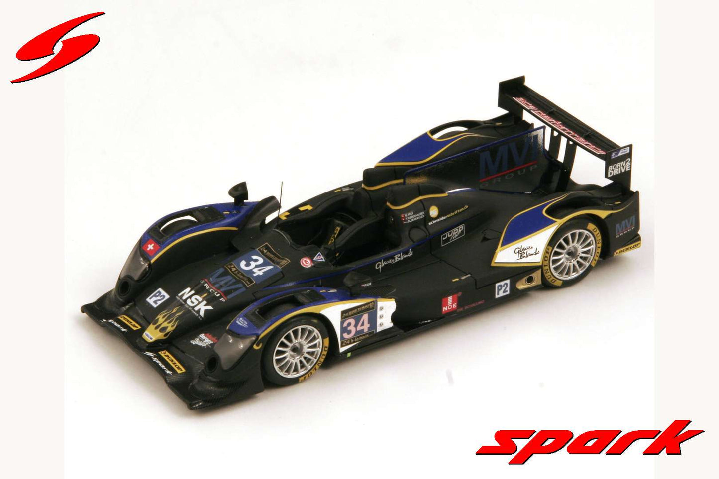 Spark 1:43 Oreca 03 Judd Race Performance #34 J.Bleekemolen/M.Frey/P.Niederhauser Le Mans 2013 S3754