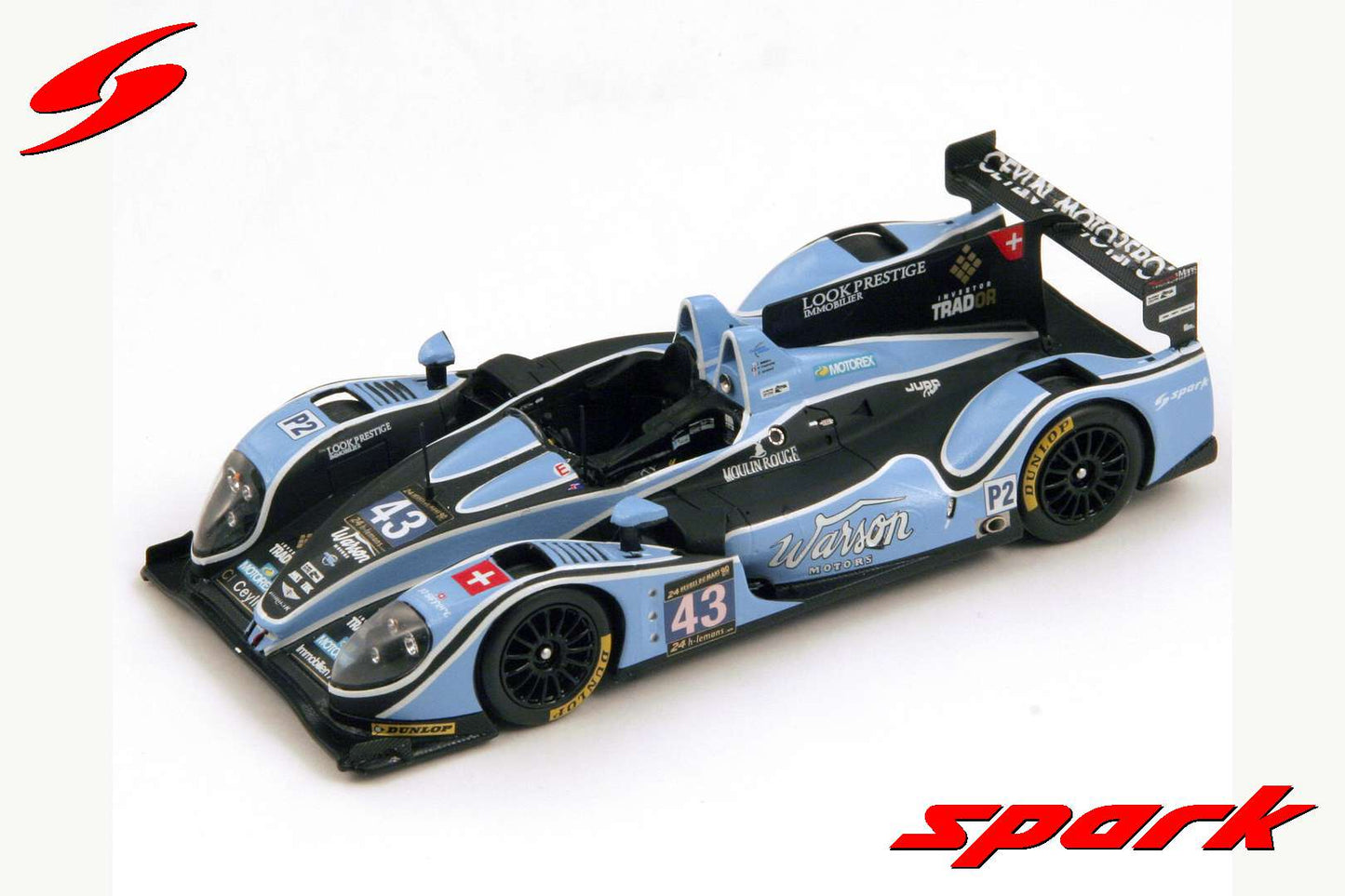 Spark 1:43 Morgan-Judd Morand Racing #43 N.Gachang/O.Lombard/F.Mailleux Le Mans 2013 S3761