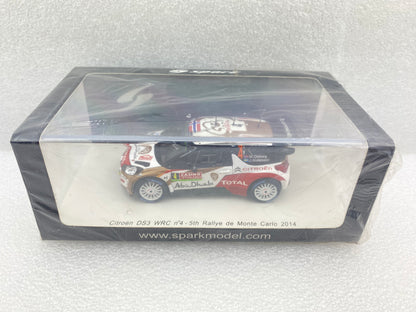 Spark 1:43 Citroen DS3 #4 M.Ostberg/J.Andersson - Citroen Total Abu Dhabi WRT - 4th Rally Monte Carlo 2014 S3789