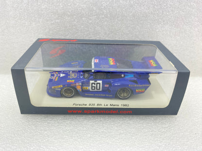 Spark 1:43 Porsche 935 K3 #60 C.Bourgoignie/P.Smith/J.Cooper 8th Le Mans 1982 S4755