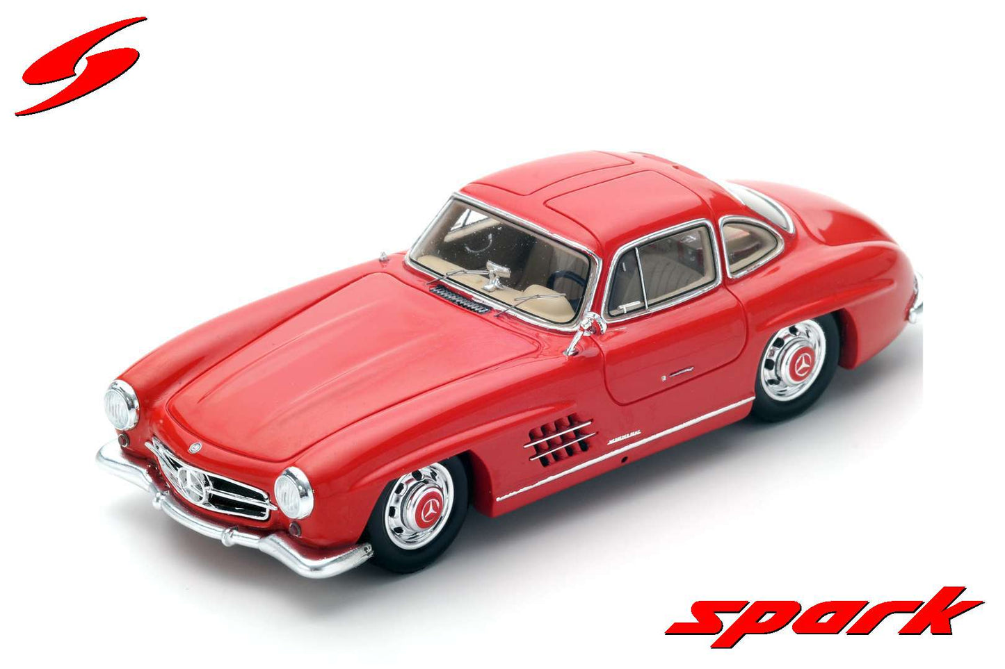 Spark 1:43 Mercedes-Benz 300SL 1956 Red S4959