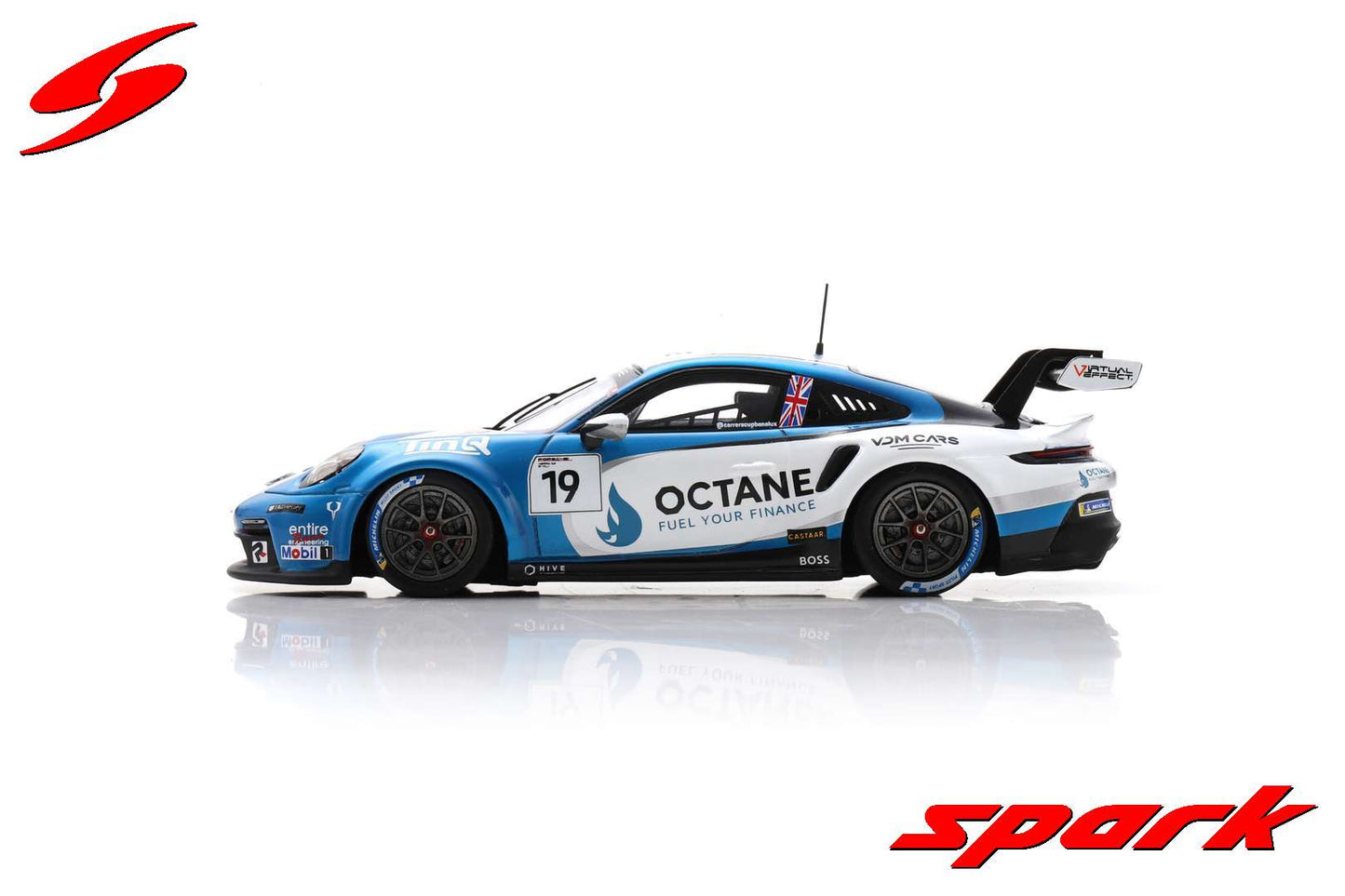 Spark 1:43 Porsche 911 GT3 Cup Porsche Carrera Cup Benelux Champion 2022 #19 Harry King S5234