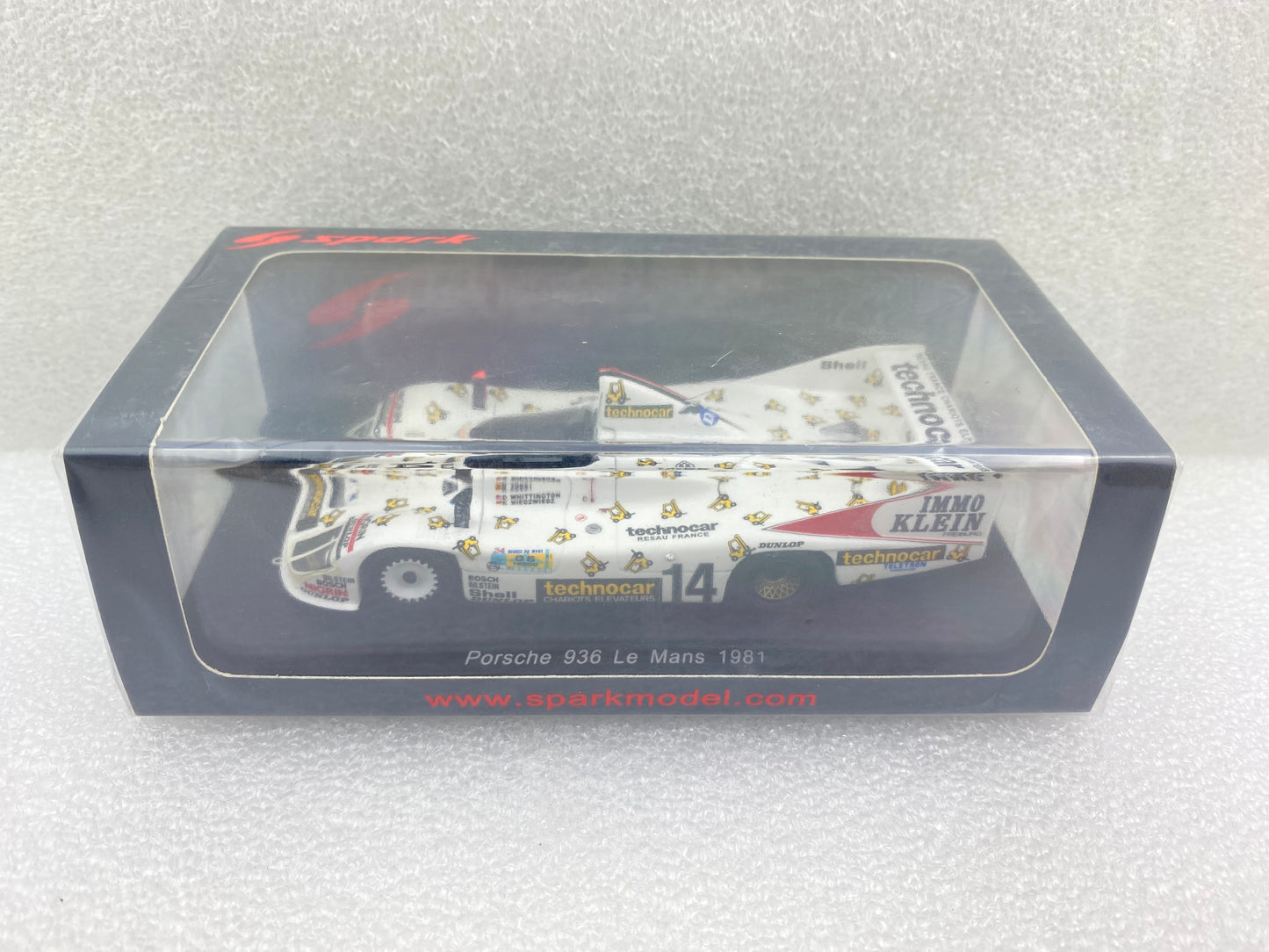 Spark 1:43 Porsche 908/80 #14 D.Whittington/R.Joest/K.Niedzwiedz Le Mans 1981 S5502