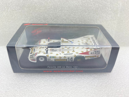 Spark 1:43 Porsche 908/80 #14 D.Whittington/R.Joest/K.Niedzwiedz Le Mans 1981 S5502