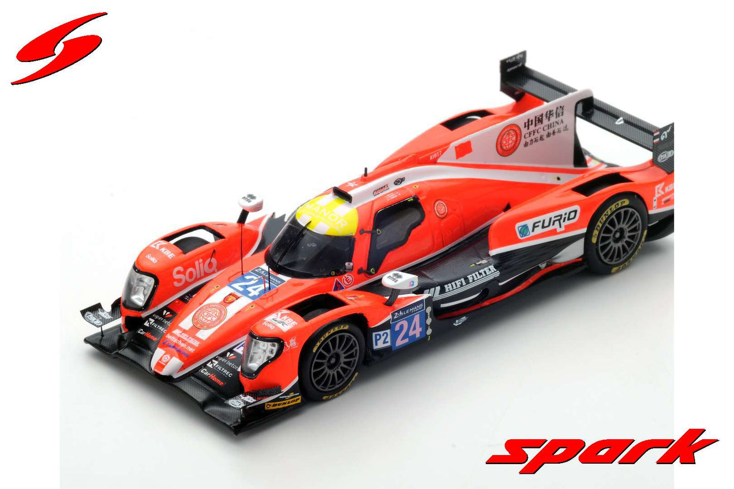 Spark 1:43 Oreca 07 - Gibson #24 T.Graves/J.Hirschi/J.-E.Vergne - CEFC Manor TRS Racing Le Mans 2017 S5811