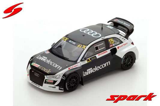 Spark 1:43 Audi S1 e-tron Quattro Presentation Car rot / schwarz