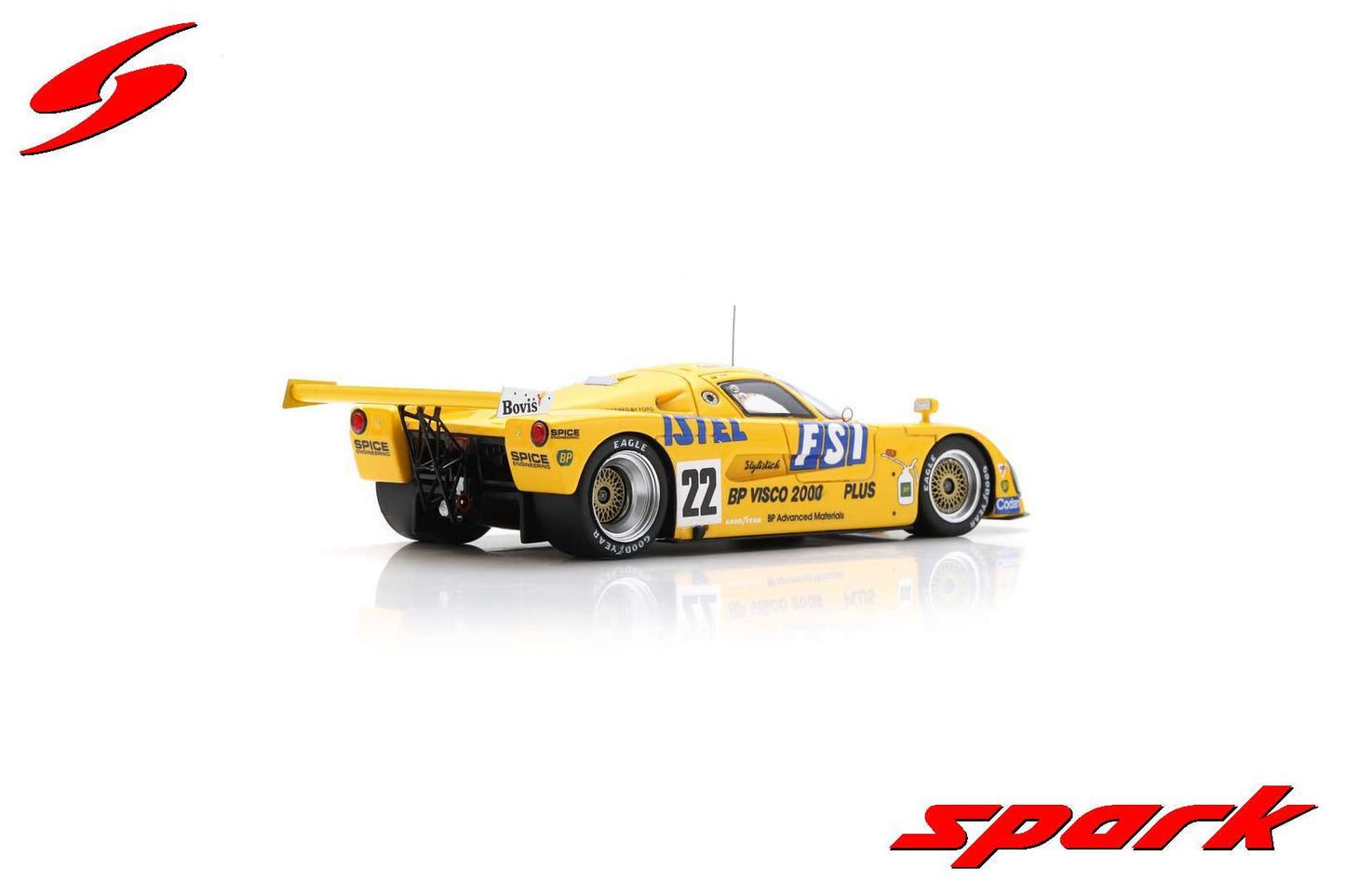 Spark 1:43 Spice SE 89 C 24H Le Mans 1989 #22 T.Thyrring - W.Taylor - T.Harvey S6806