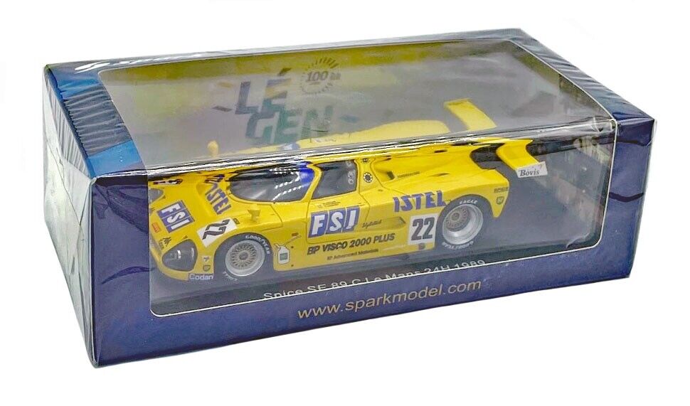 Spark 1:43 Spice SE 89 C 24H Le Mans 1989 #22 T.Thyrring - W.Taylor - T.Harvey S6806