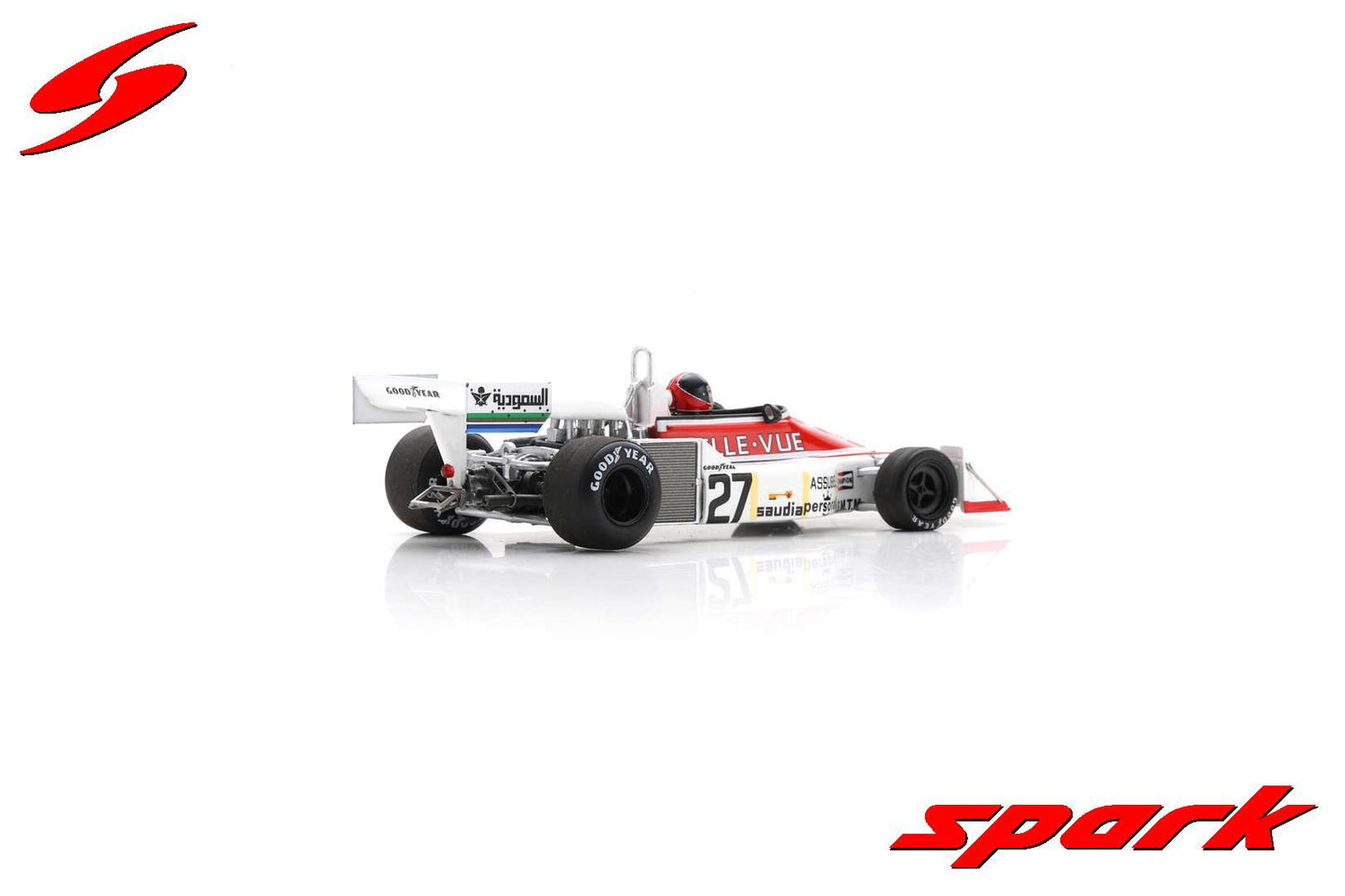 Spark 1:43 March 761 Belgian GP 1977 #27 Patrick Neve S7274