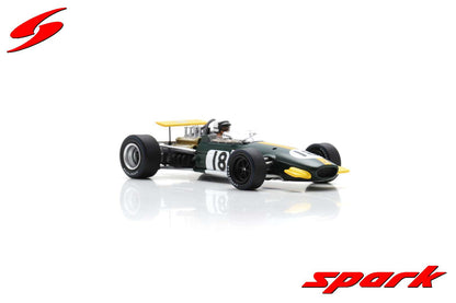 Spark 1:43 Brabham BT26 Belgium 1968 #18 Jack Brabham S8311
