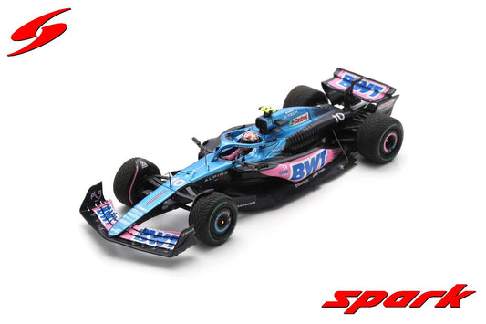 Spark 1:43 Alpine A523 BWT Alpine F1 Team 7th Monaco GP 2023 #10 Pierre Gasly S8565