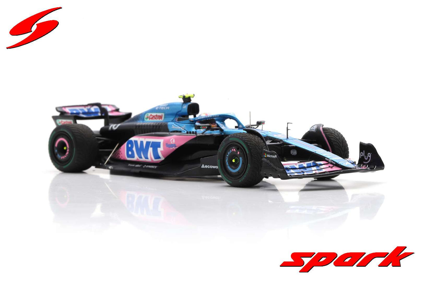 Spark 1:43 Alpine A523 BWT Alpine F1 Team 7th Monaco GP 2023 #10 Pierre Gasly S8565