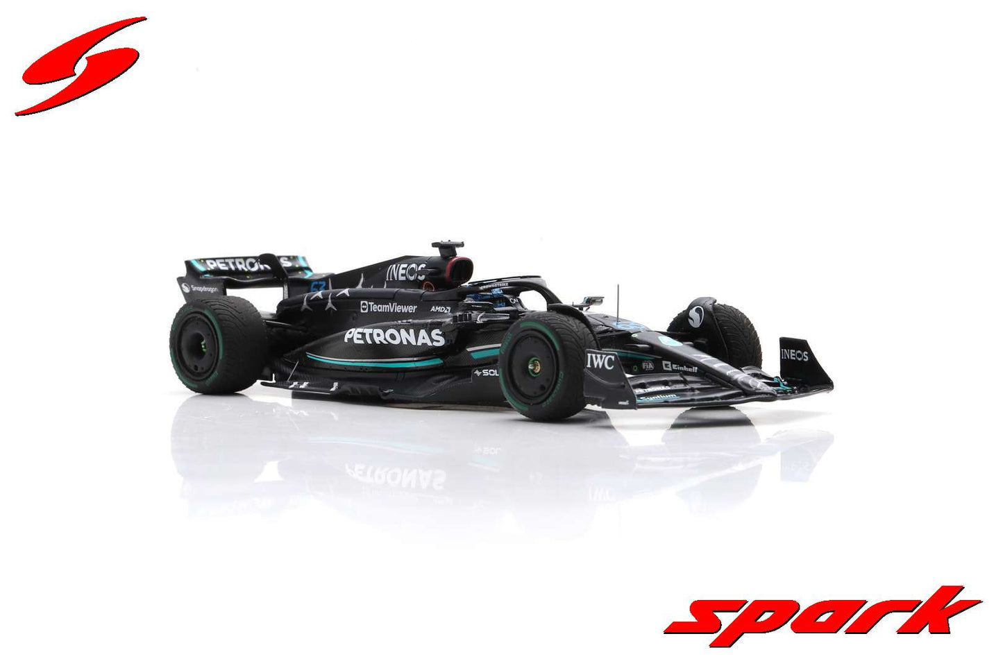 Spark 1:43 Mercedes-AMG Petronas F1 W14 E Performance Mercedes-AMG Petronas Formula One Team 5th Monaco GP 2023 #63 George Russell S8578