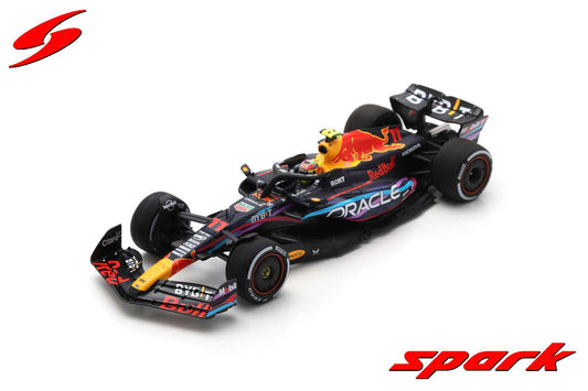 Spark 1:43 Oracle Red Bull Racing RB19 Oracle Red Bull Racing 2nd Miami GP 2023 #11 Sergio Perez S8581