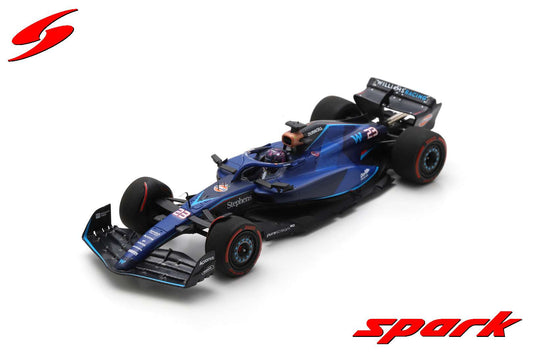 Spark 1:43 Williams F1 FW45 Williams Racing 10th Bahrain GP 2023 #23 Alex Albon S8586