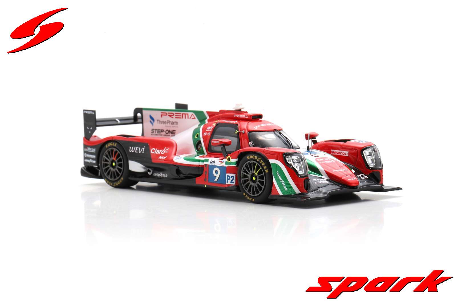 Modèle réduit Oreca 07 Gibson N°9 Prema Racing 24h Le Mans 2023 B Modèle réduit Oreca 07 Gibson N°9 Prema Racing 24h Le Mans 2023 B