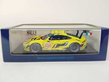 Spark 1:43 Porsche 911 RSR - 19 IRON LYNX 24H Le Mans 2023 #60 C.Schiavoni - M.Cressoni - A.Picariello S8763