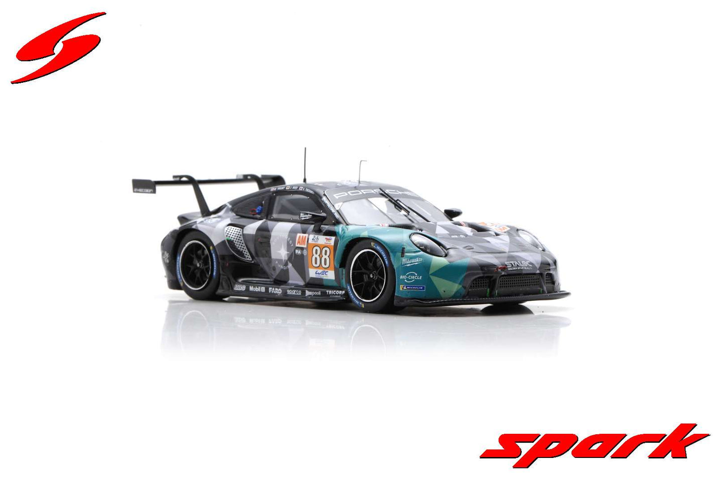 Spark 1:43 Porsche 911 RSR - 19 PROTON COMPETITION 24H Le Mans 2023 #88 H.Tincknell - D.Yount - J.Ried S8768