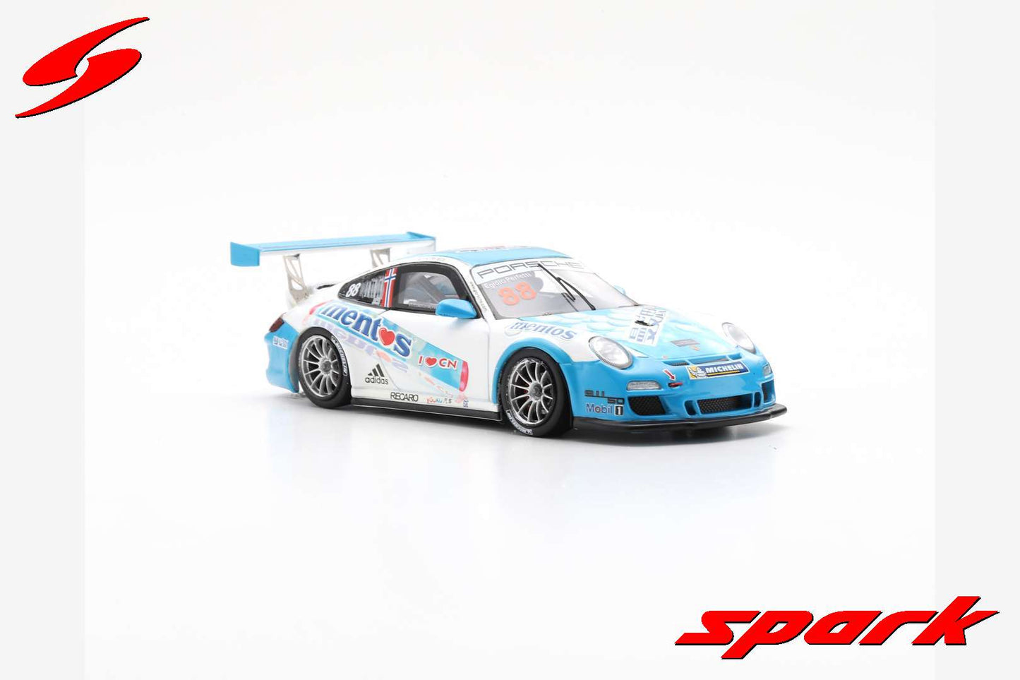 Spark 1:43 Porsche 911 997 GT3 Cup #88 E.Perfetti - Porsche Carrera Cup Asia 2013 SA039