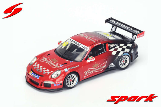 Spark 1:43 Porsche 911 991 #58 Ho-Pin Tung Porsche Carrera Cup Asia 2015 SA077
