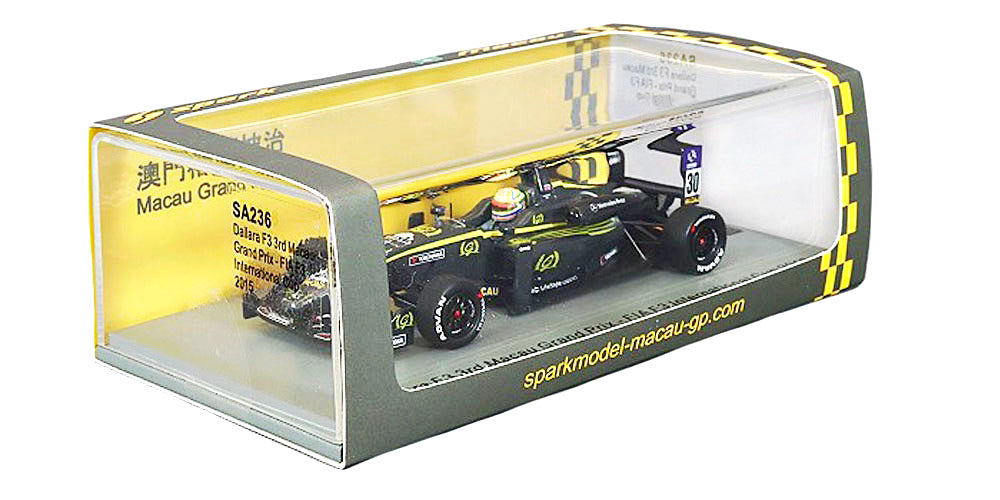 Spark 1:43 Dallara F3 3rd Macau Grand Prix - FIA F3 International Cup 2015 #30 Alexander Sims SA236