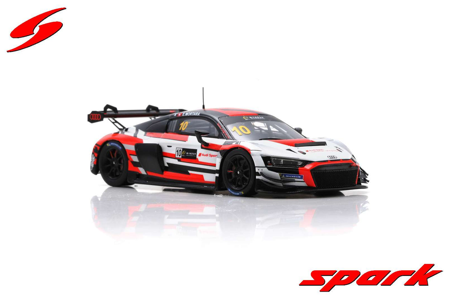 Spark 1:43 Audi R8 LMS GT3 Audi Sport Asia Team Absolute 2nd Macau GT Cup 2022 #10 Edoardo Mortara SA264