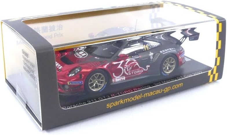 Spark 1:43 Porsche 911 GT3 R No.11 TORO Racing 3rd Macau GT Cup 2022 Alexandre Imperatori SA265