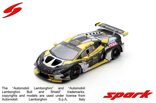 Spark 1:43 Lamborghini Huracan GT3 EVO No.4 Phantom Pro Racing 4th Macau GT Cup 2022 Ling Kang SA266