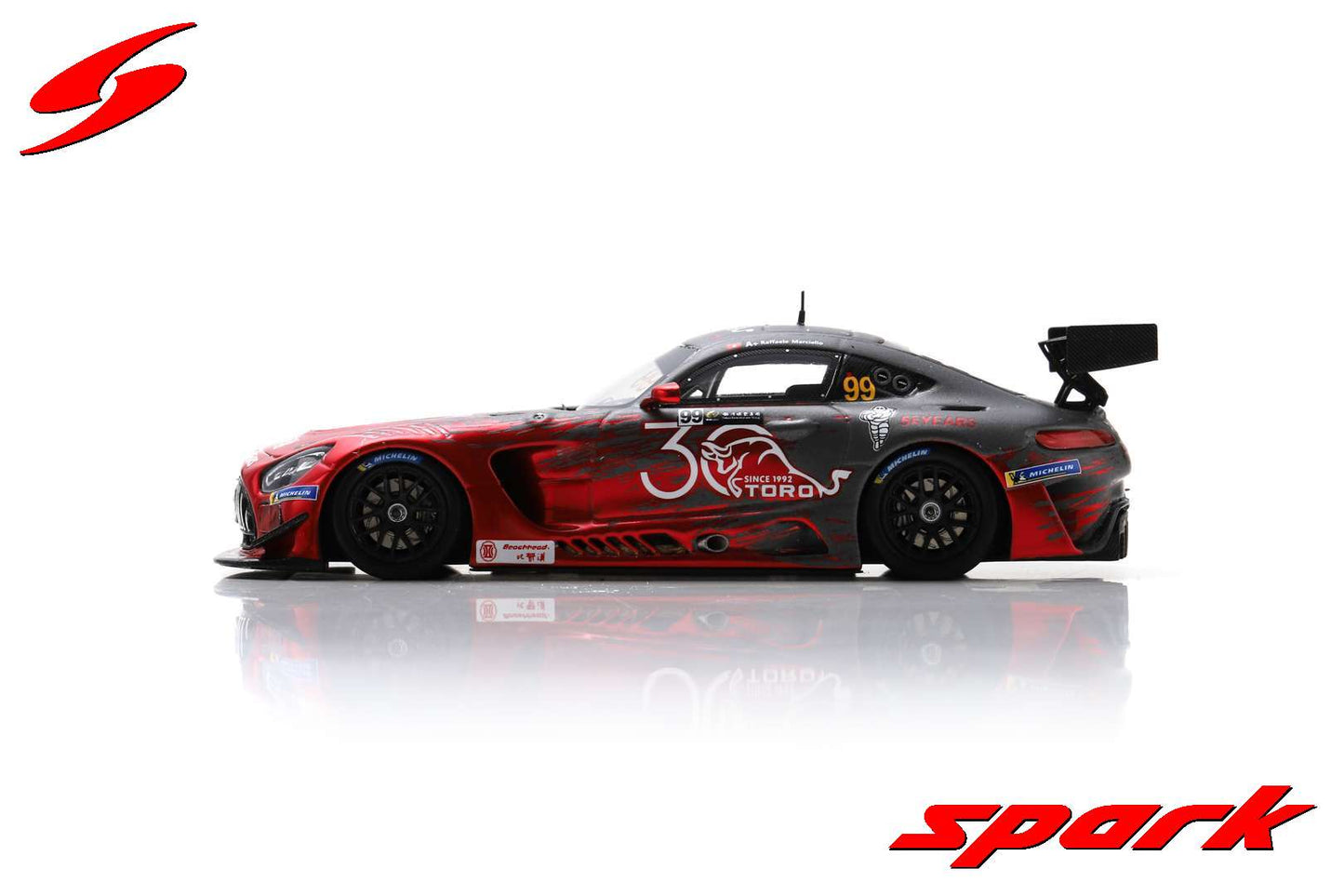 Spark 1:43 Mercedes-AMG GT3 No.99 Mercedes-AMG TORO Racing Macau GT Cup 2022 Raffaele Marciello SA267