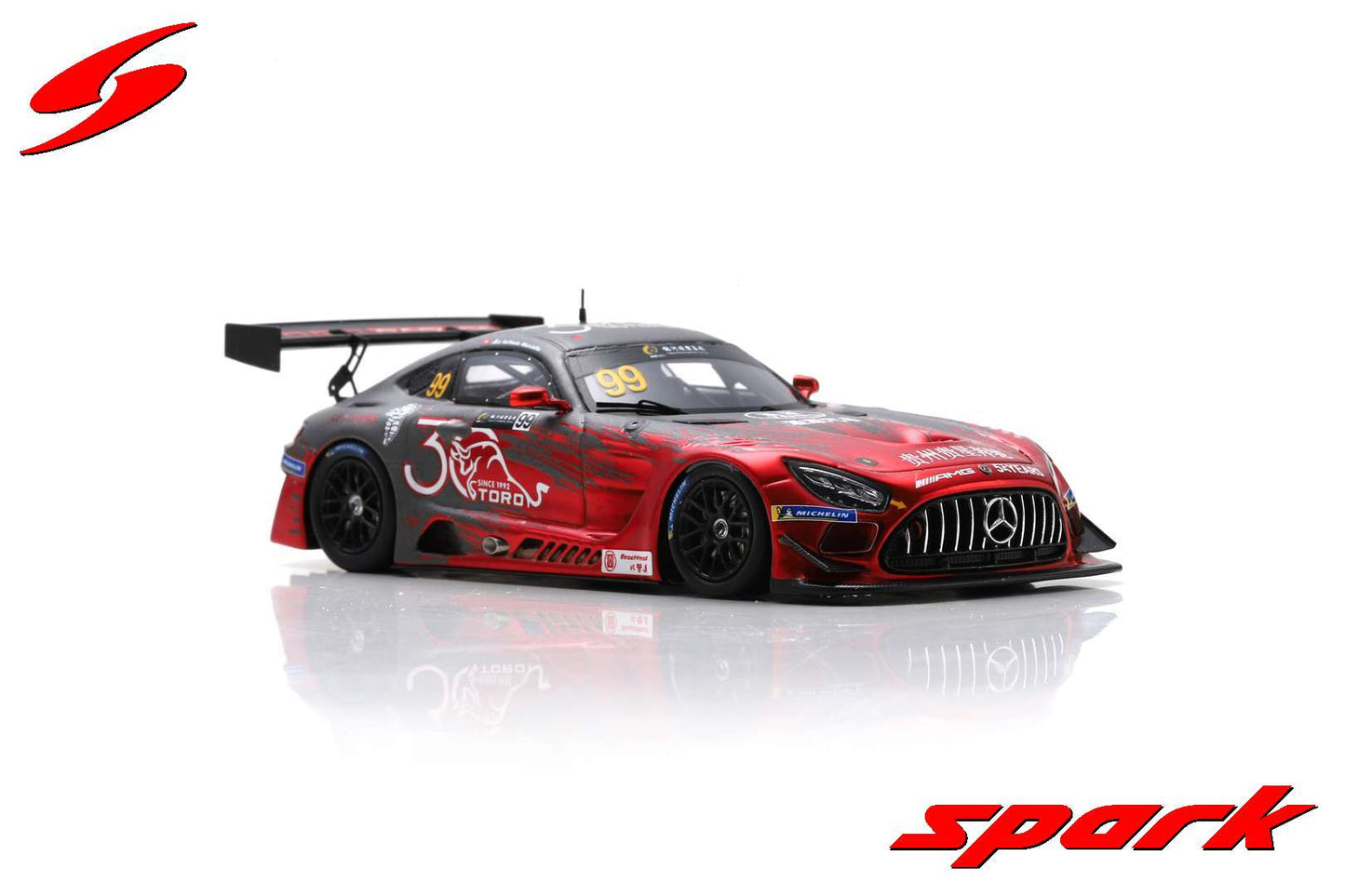 Spark 1:43 Mercedes-AMG GT3 No.99 Mercedes-AMG TORO Racing Macau GT Cup 2022 Raffaele Marciello SA267