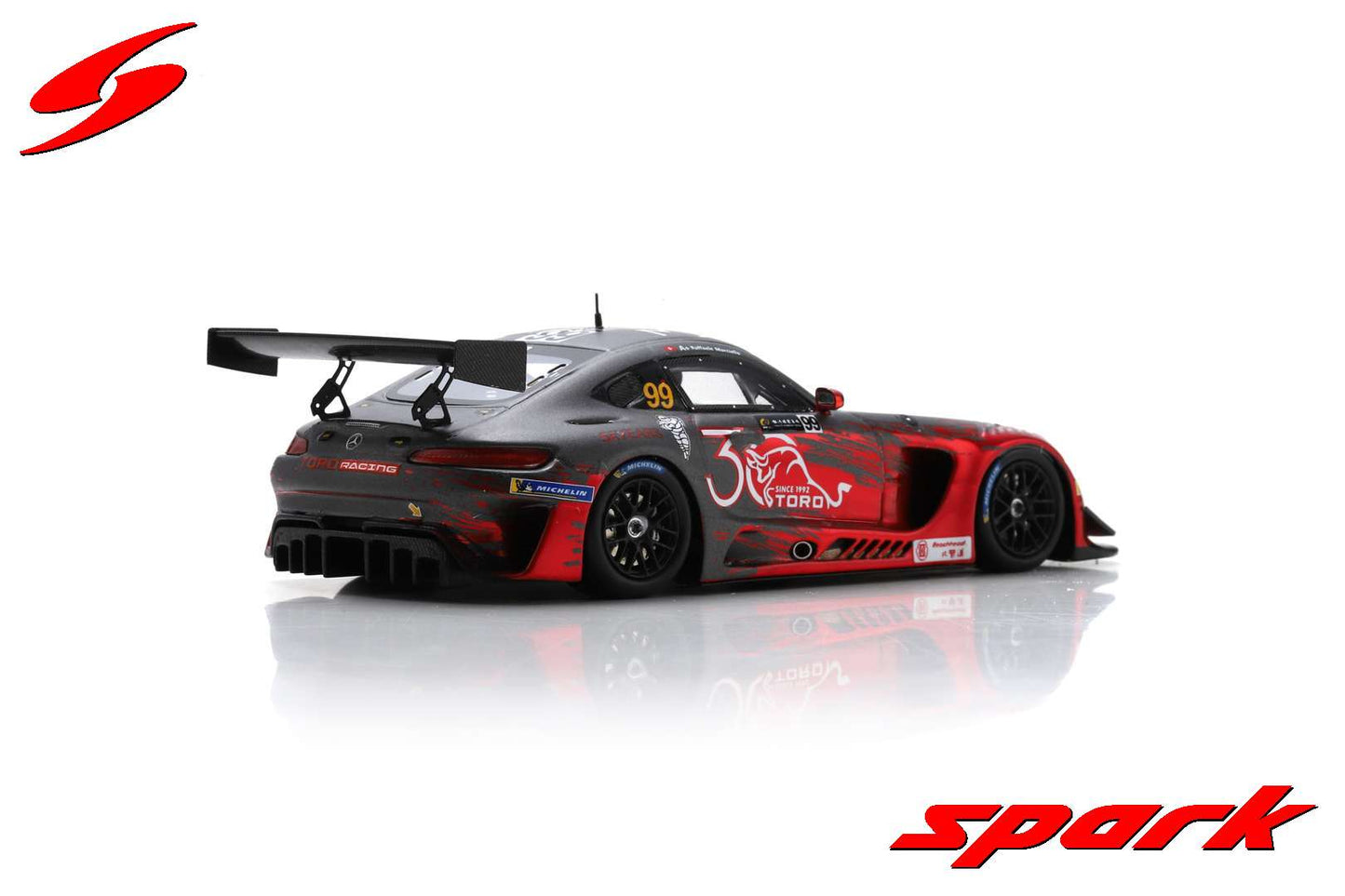 Spark 1:43 Mercedes-AMG GT3 No.99 Mercedes-AMG TORO Racing Macau GT Cup 2022 Raffaele Marciello SA267