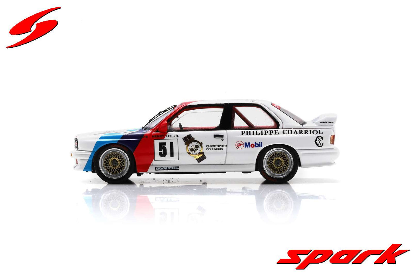 Spark 1:43 BMW M3 E30 Macau ACP Winner 1988 #51 Henry Lee Jr. SA270