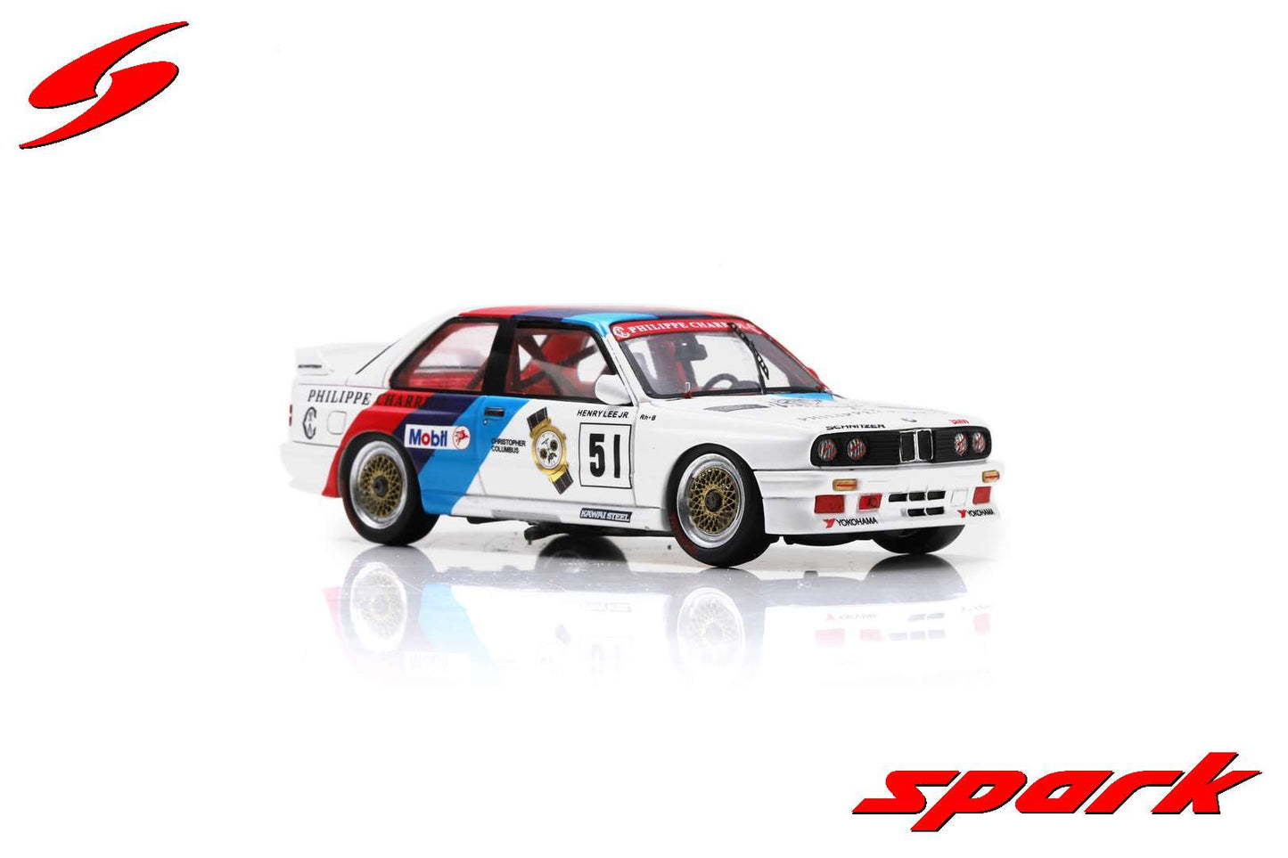 Spark 1:43 BMW M3 E30 Macau ACP Winner 1988 #51 Henry Lee Jr. SA270
