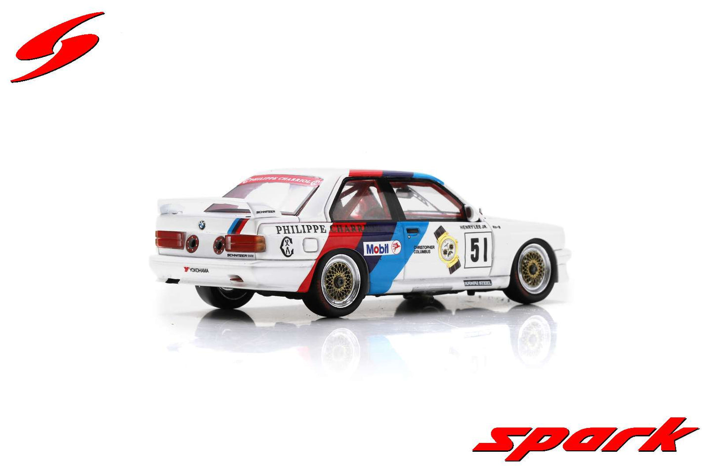 Spark 1:43 BMW M3 E30 Macau ACP Winner 1988 #51 Henry Lee Jr. SA270