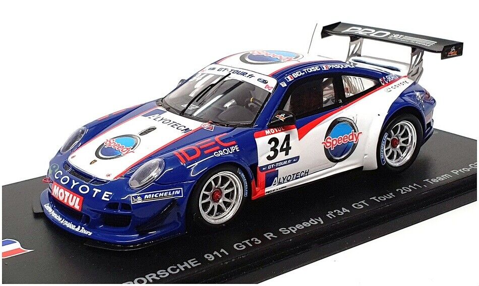 Model Y171 Spark 1:43 Porsche 911 997 GT3R Speedy Team PRO-GT #34 A.Beltoise/L.Pa ...