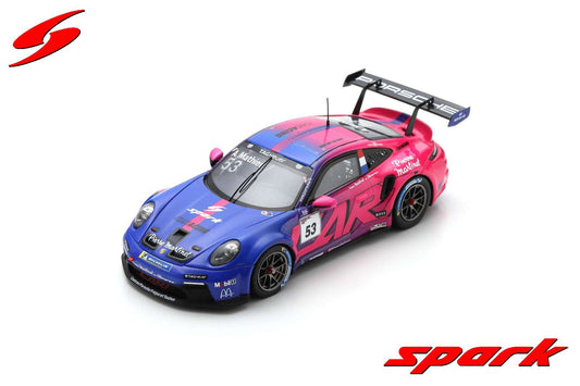 Spark 1:43 Porsche 911 GT3 Cup No.53 Porsche Carrera Cup France 2022 Arthur Mathieu SF300