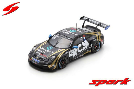 Spark 1:43 Porsche 911 GT3 Cup No.99 Porsche Carrera Cup France Champion 2022 Marvin Klein SF301